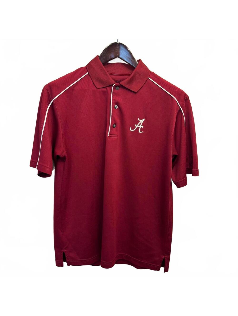 PGA Tour Alabama Crimson Tide Mens Medium Polo Golf Shirt Roll Tide